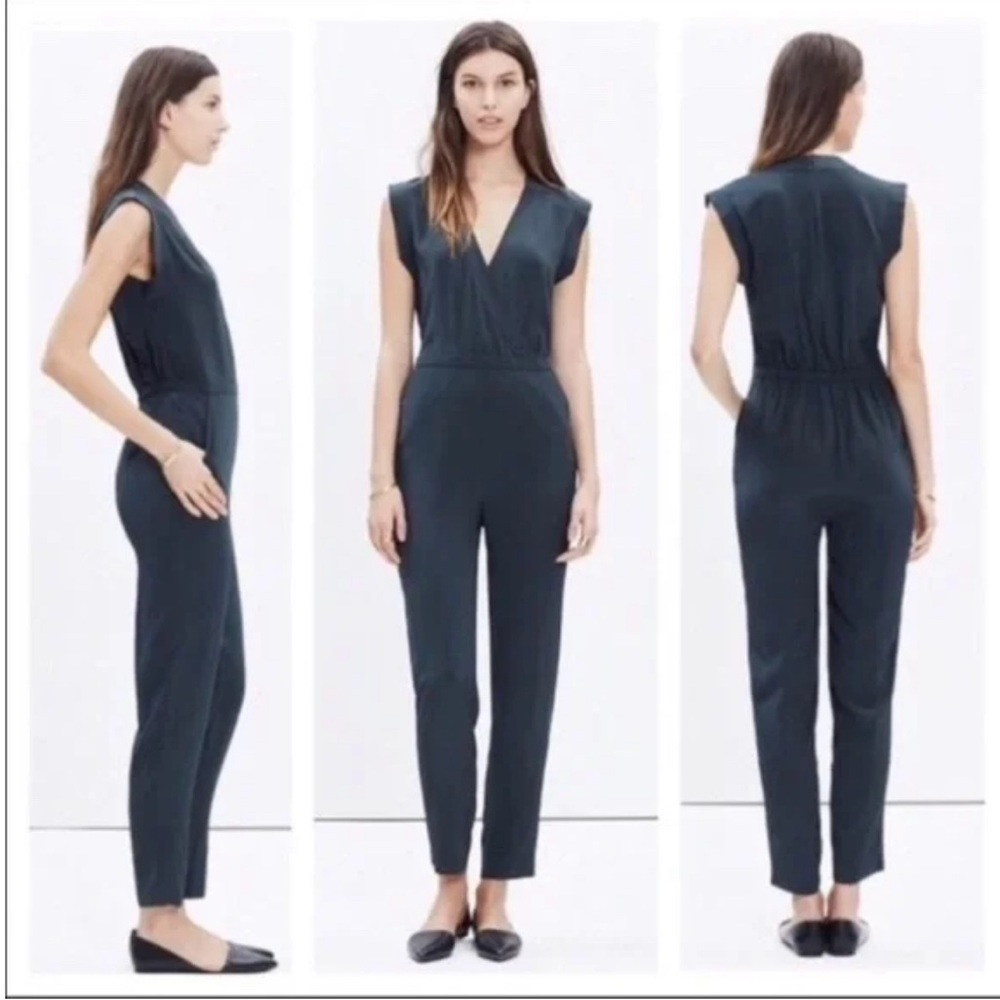 Madewell Silk Yates Jumpsuit Size 4